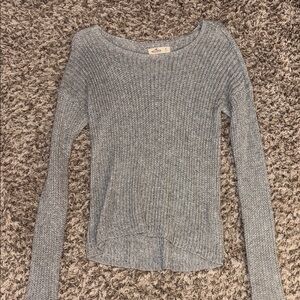 Hollister Grey Knit Sweater